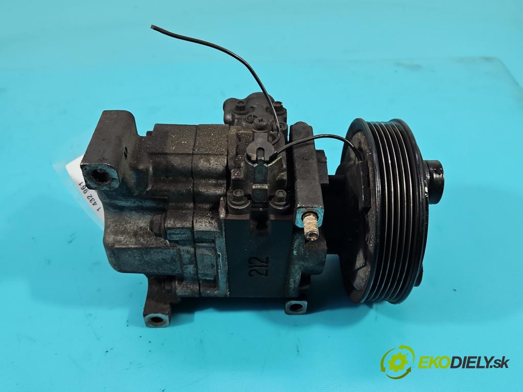 Mazda 3 I BK 2003-2009 1.6 16V 105 HP manual 77 kW 1598 cm3 4- Kompresor: klimatizácie H12A1AG4DY (Kompresory klimatizácie)