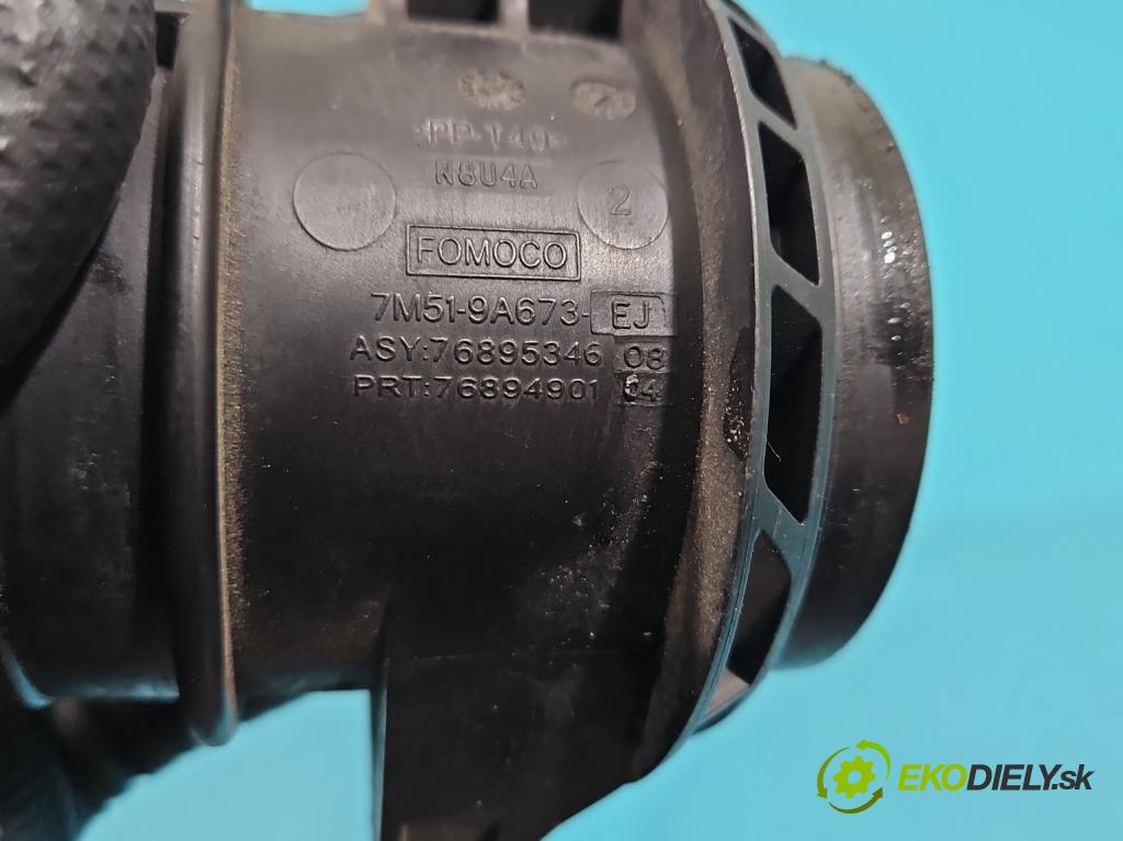 Ford Focus Mk2 2004-2011 1.6 tdci 90 HP manual 66 kW 1560 cm3 5- průtokoměr: 7M51-12B579-BB (Váhy vzduchu)