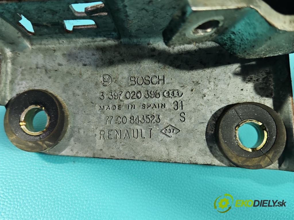 Renault Scenic I 1996-2003 1.6 16V 107 HP manual 79 kW 1598 cm3 5- mechanismus stěračů 3397020398