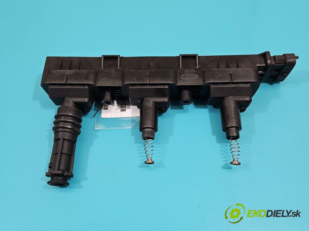 Opel Corsa C 2000-2006 1.0 12V 58 HP manual 43 kW 973 cm3 5- cievka zapaľovacia  (Zapaľovacie cievky, moduly)