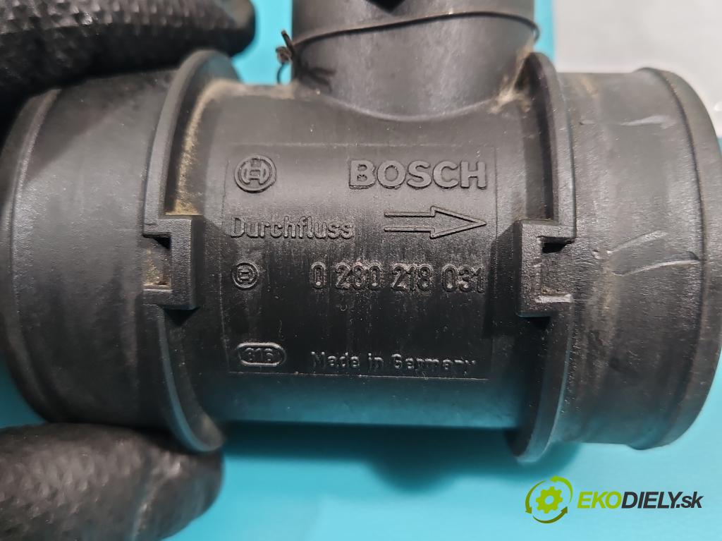 Opel Corsa C 2000-2006 1.0 12V 58 HP manual 43 kW 973 cm3 5- průtokoměr: 0280218031 (Váhy vzduchu)