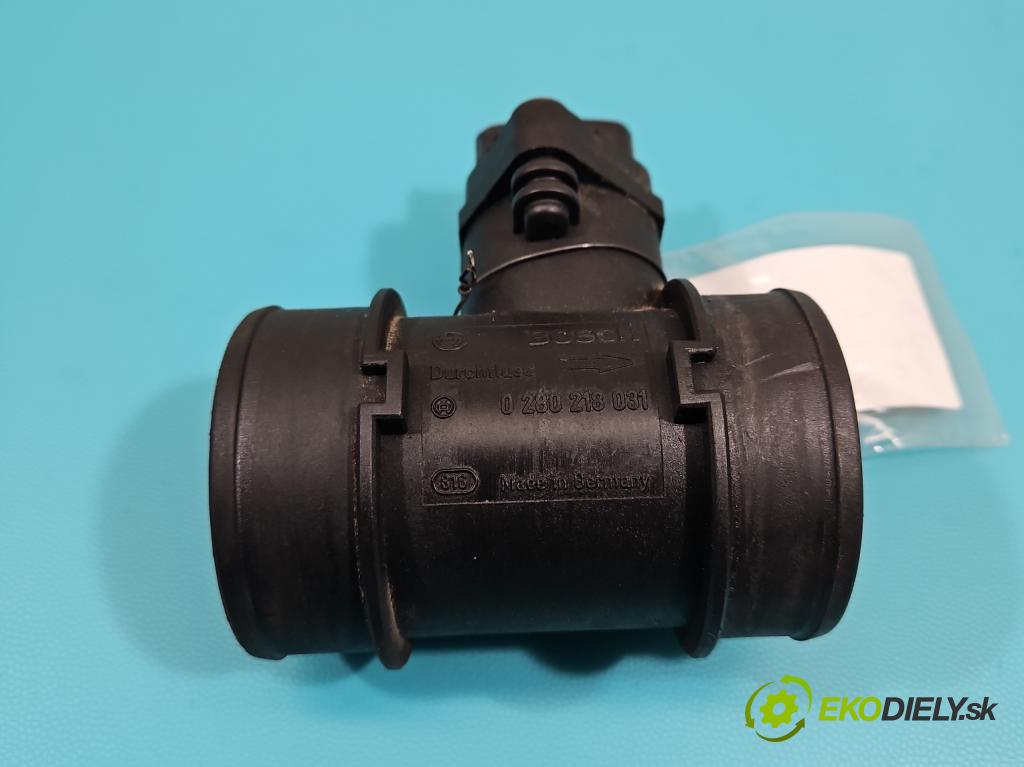 Opel Corsa C 2000-2006 1.0 12V 58 HP manual 43 kW 973 cm3 5- průtokoměr: 0280218031 (Váhy vzduchu)