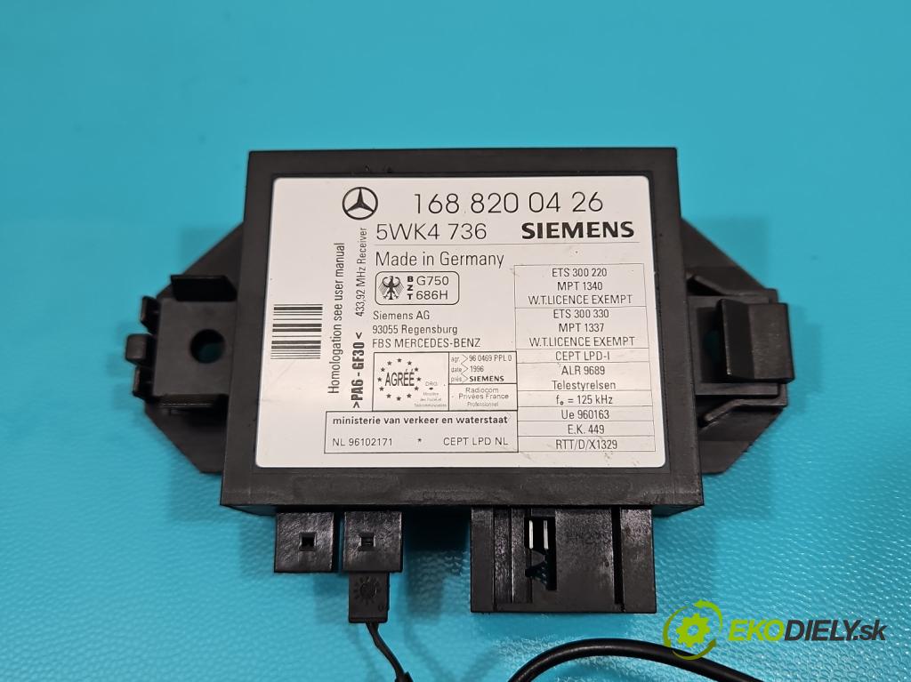 Mercedes A W168 1997-2004 1.4 82 HP manual 60 kW 1397 cm3 5- riadiaca jednotka motora A1661401500