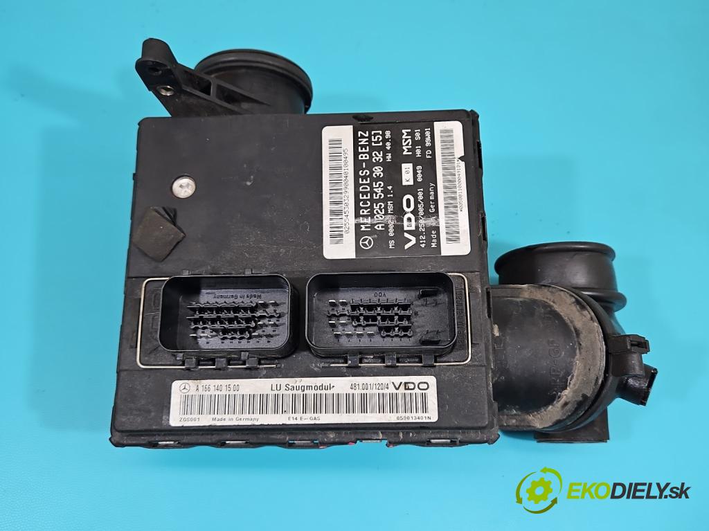 Mercedes A W168 1997-2004 1.4 82 HP manual 60 kW 1397 cm3 5- riadiaca jednotka motora A1661401500