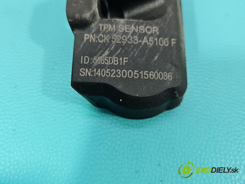 Kia Ceed II 2012-2018 1.6 GDI 135 HP automatic 99 kW 1591 cm3 5- snímač tlak: pneumatika 52933-A5100F (Snímač tlaku v pneumatike)