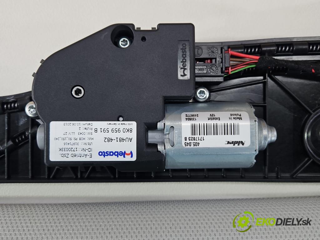 Audi A4 B8 2007-2015 2.0 TFSI 211KM automatic 155 kW 1984 cm3 5- Střešní okno: 8K9877041E (Sklo karosérie)