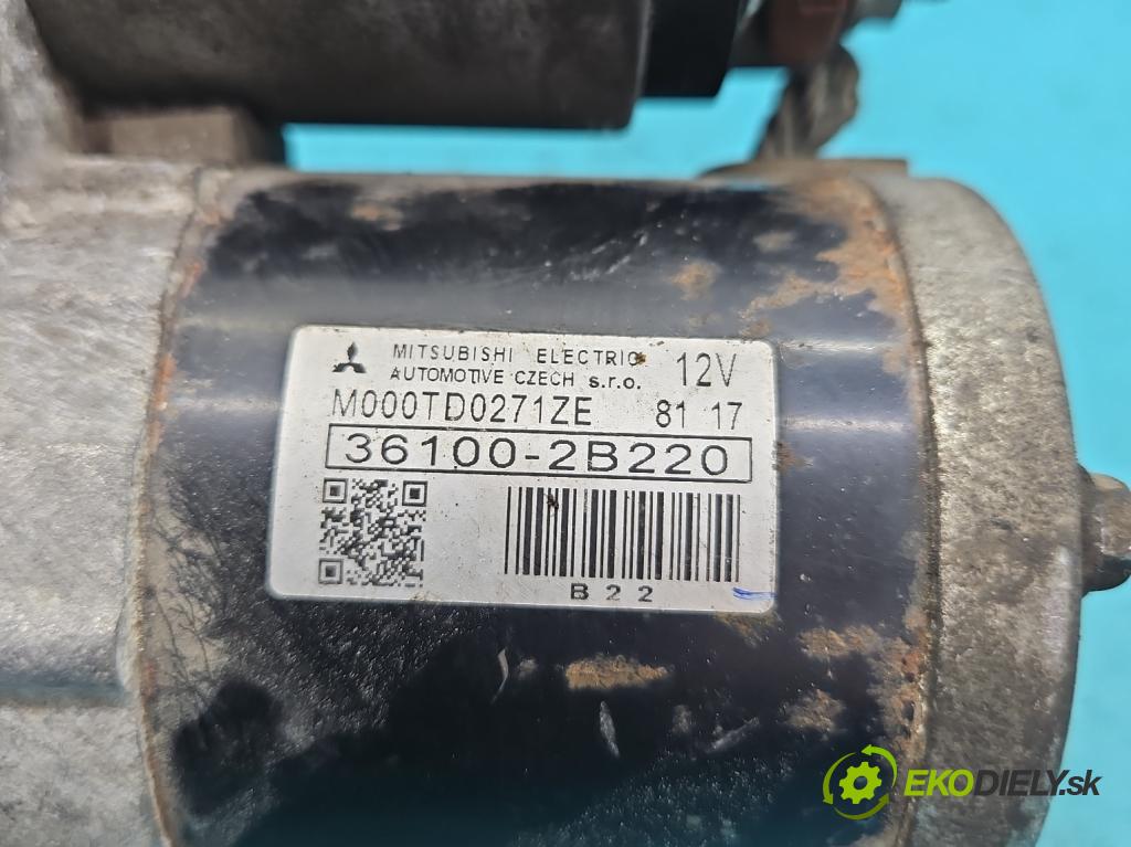 Kia Ceed II 2012-2018 1.6 GDI 135 hp manual 99 kW 1591 cm3 5- startér: 36100-2B220 (Startéry)