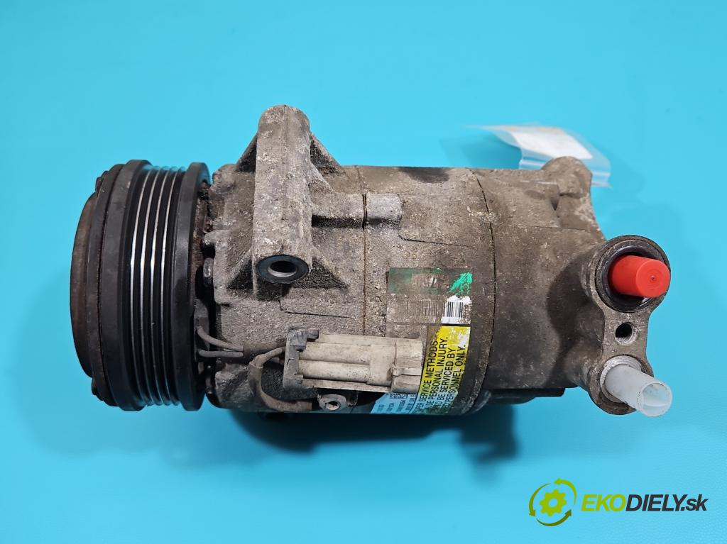 Opel Meriva A 2002-2010 1.6 16V 105 HP manual 77 kW 1598 cm3 5- Kompresor: klimatizácie 13124750 (Kompresory klimatizácie)