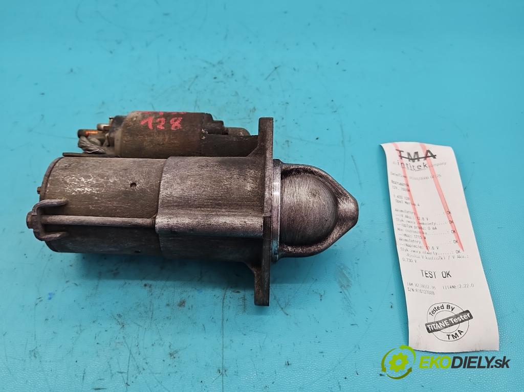 Opel Meriva A 2002-2010 1.6 16V 105 hp manual 77 kW 1598 cm3 5- startér:  (Startér)