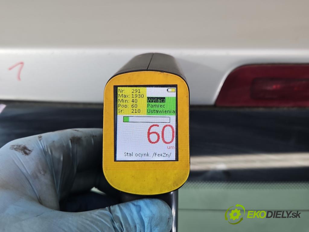 Opel Meriva A 2002-2010 1.6 16V 105 hp manual 77 kW 1598 cm3 5- zadní kufrové dveře  (Zadní kapoty)