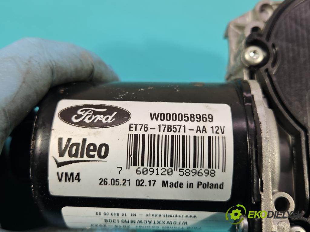 Ford Transit Courier  2014-2023 1.5 tdci 100 hp manual 73,8 kW 1499 cm3 5- motor stěračů přední ET76-17B571-AA