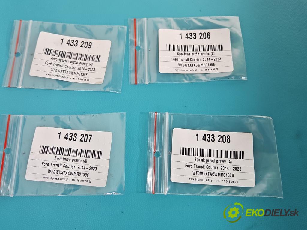 Ford Transit Courier  2014-2023 1.5 tdci 100 HP manual 73,8 kW 1499 cm3 5- náboj pravé  (Náboj)