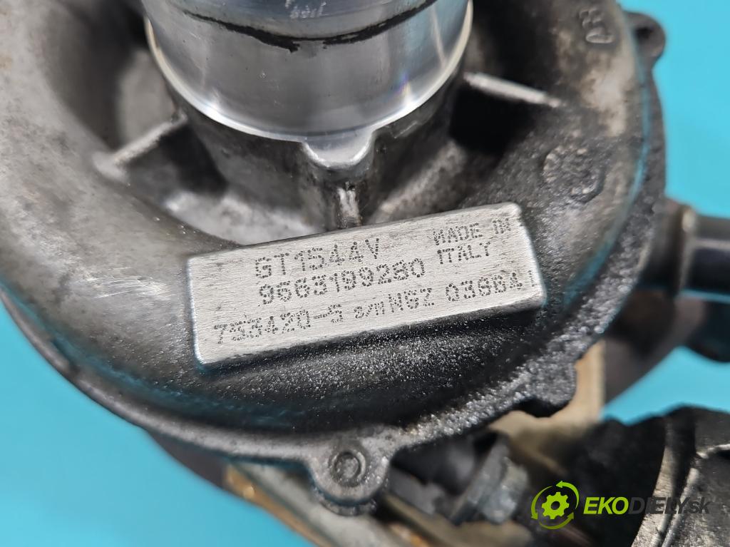 Ford Focus Mk2 2004-2011 1.6 tdci 90 hp manual 66 kW 1560 cm3 5- Turbodmychadlo 753420-5 (Turbodúchadla (kompletní))