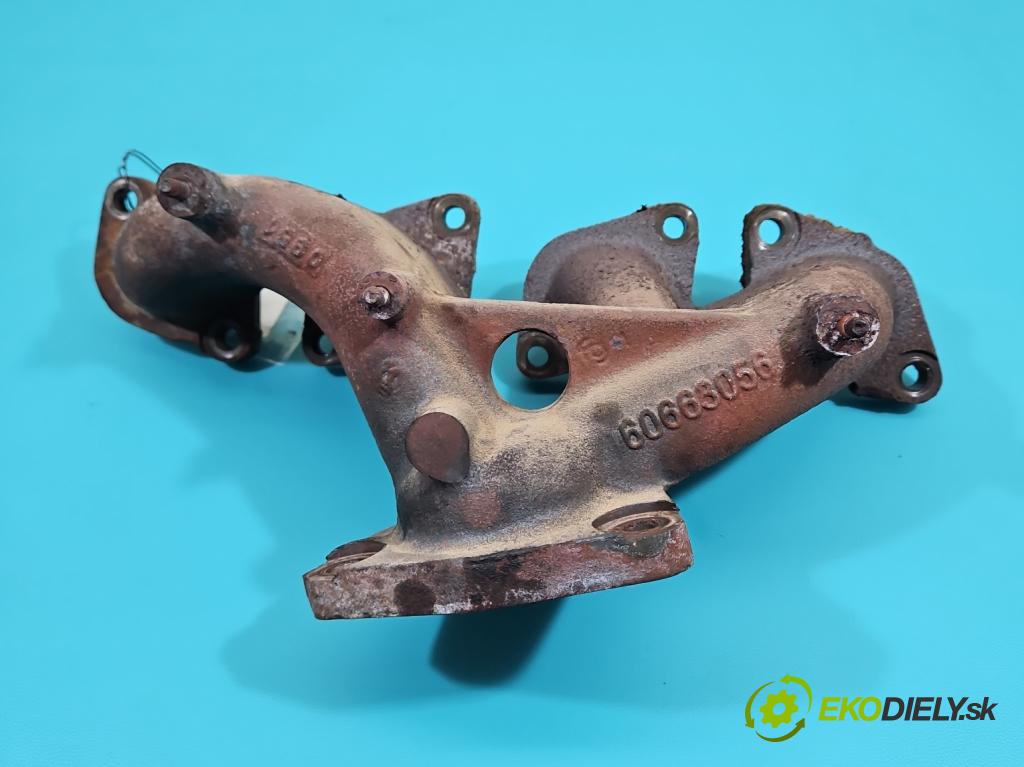 Alfa romeo 147 1.6 16V 105 hp manual 77 kW 1598 cm3 3- potrubí výfuk 60663056 (Výfukové potrubí)