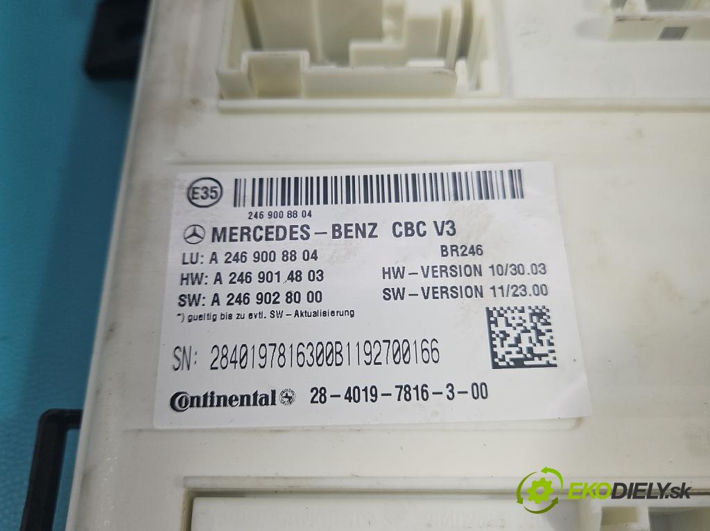 Mercedes B W246  2011-2018 1.8 CDI 109 HP automatic 80 kW 1796 cm3 5- riadiaca jednotka motora A6519007600
