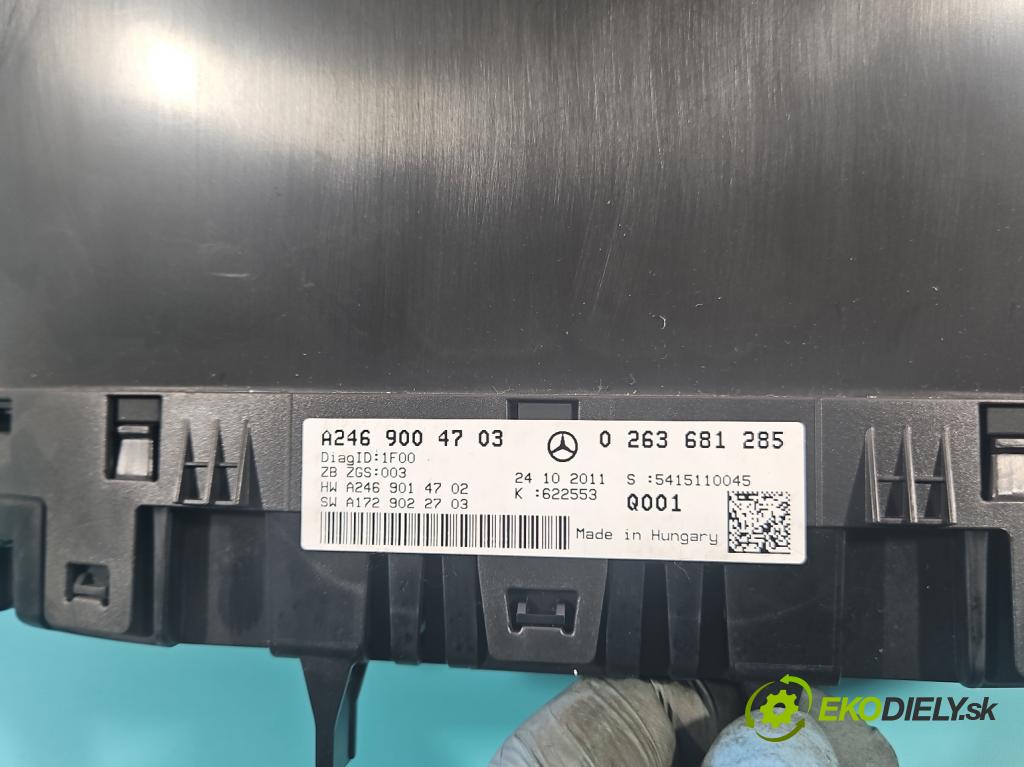 Mercedes B W246  2011-2018 1.8 CDI 109 HP automatic 80 kW 1796 cm3 5- riadiaca jednotka motora A6519007600