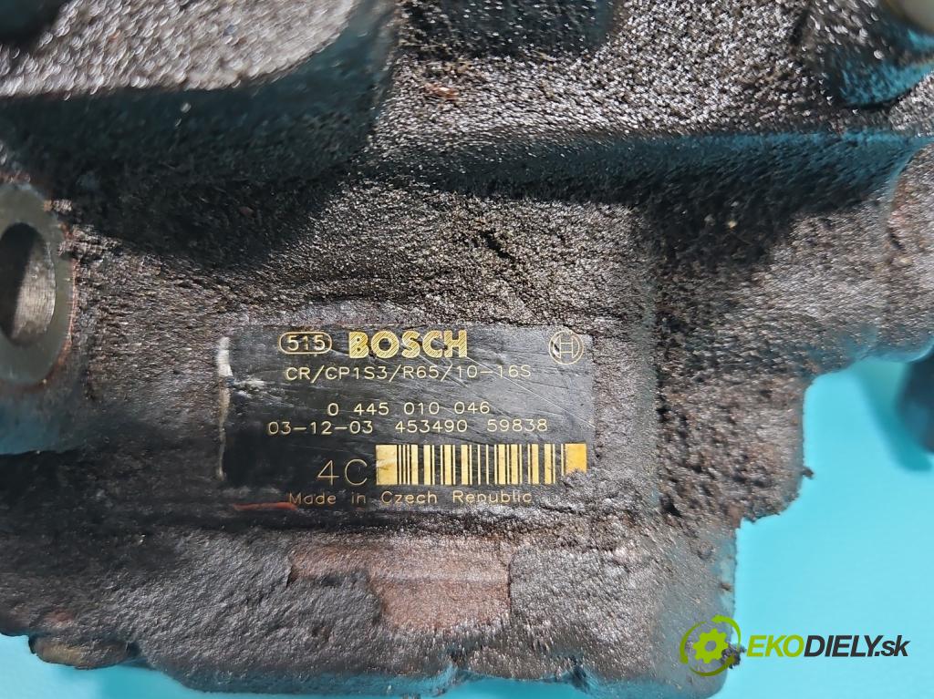 Peugeot 307 2.0 hdi 107 HP manual 79 kW 1997 cm3 5- čerpadlo vstrekovacia 0445010046 (Vstrekovacie čerpadlo)