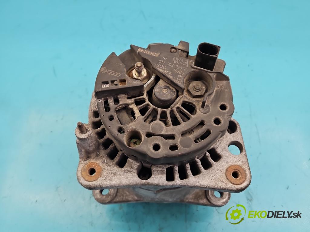Audi A2 1.4 16V (AUA) 75 HP manual 55 kW 1390 cm3 5- Alternator 037903025F (Alternátor)