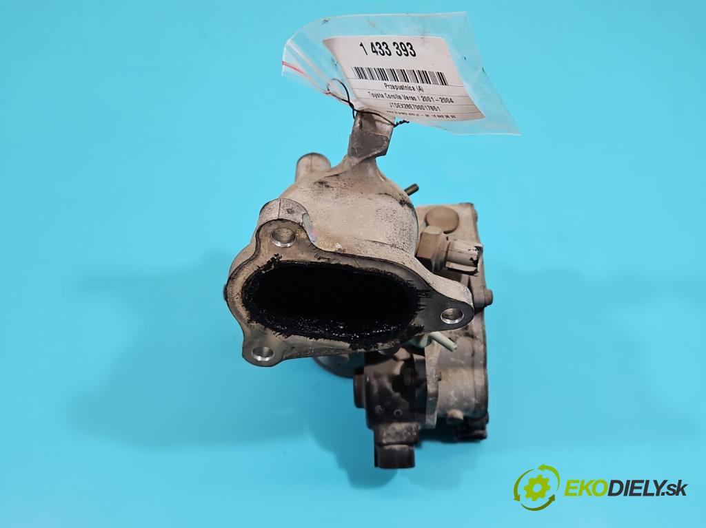 Toyota Corolla Verso I 2001-2004 2.0 D4D 90 HP manual 66 kW 1995 cm3 5- klapka  (Škrtiace klapky)