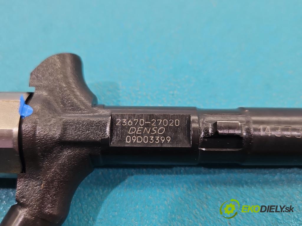 Toyota Corolla Verso I 2001-2004 2.0 D4D 90 HP manual 66 kW 1995 cm3 5- vstrek 23670-27020 (Vstrekovač paliva)