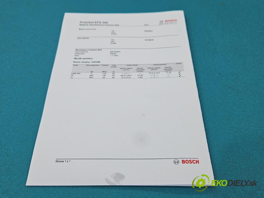 Toyota Corolla Verso I 2001-2004 2.0 D4D 90 HP manual 66 kW 1995 cm3 5- vstrek 23670-27020 (Vstrekovač paliva)