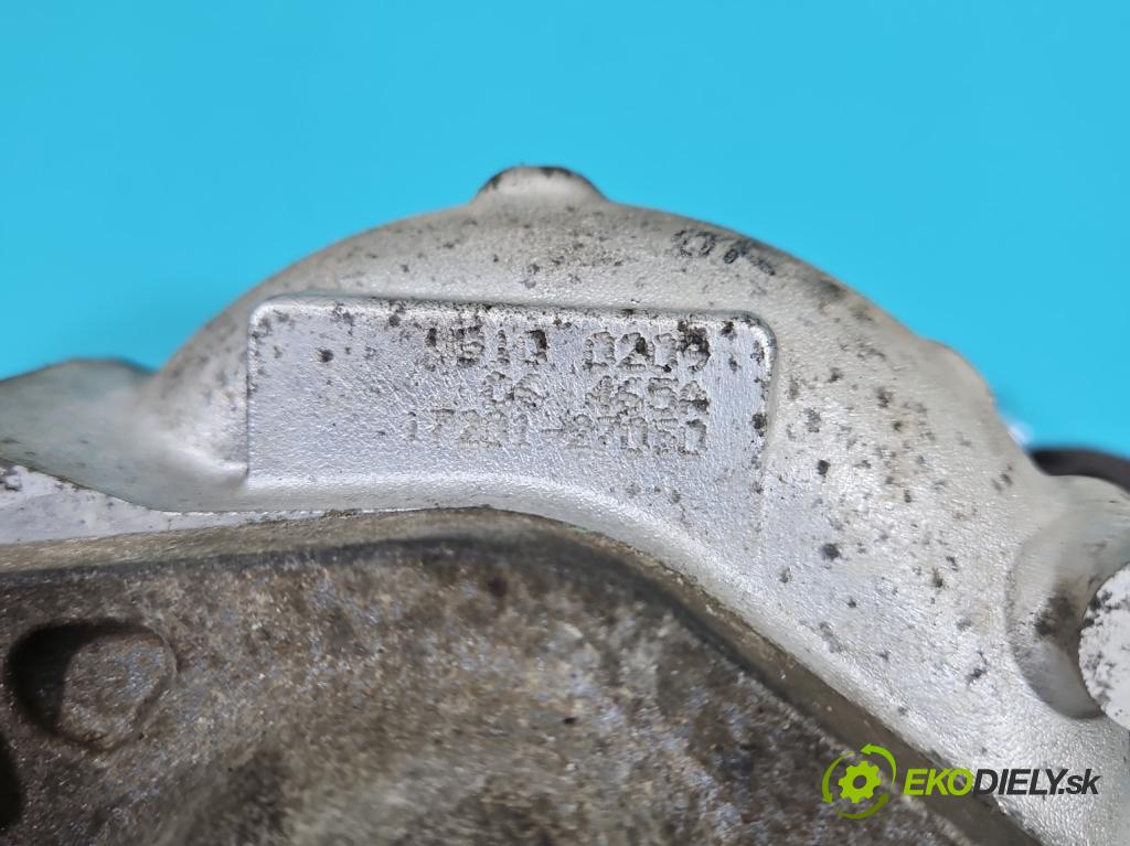 Toyota Corolla Verso I 2001-2004 2.0 D4D 90 hp manual 66 kW 1995 cm3 5- Turbodmychadlo VB10 (Turbodúchadla (kompletní))