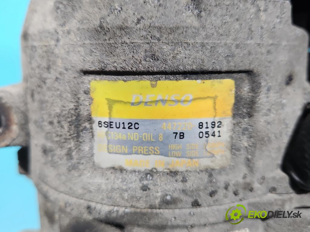 Audi A2 1.4 16V (AUA) 75 HP manual 55 kW 1390 cm3 5- Kompresor: klimatizácie 447220-8192 (Kompresor klimatizácie)
