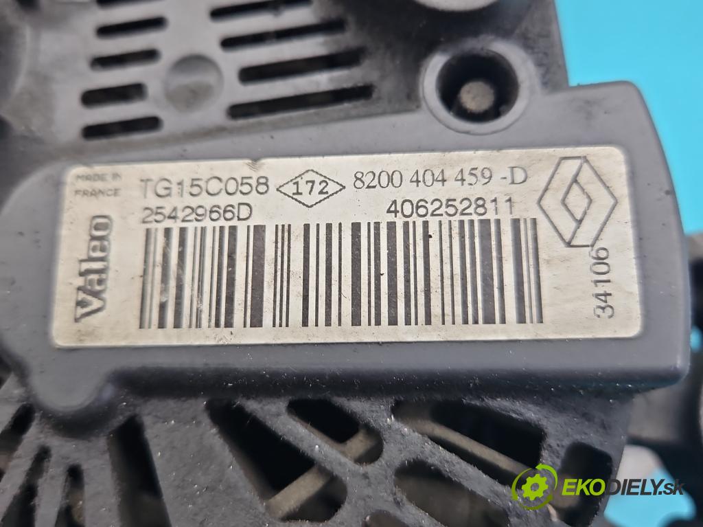Renault Laguna II 2001-2007 2.0 dci 150 HP manual 110 kW 1995 cm3 5- Alternator TG15C058 (Alternátor)