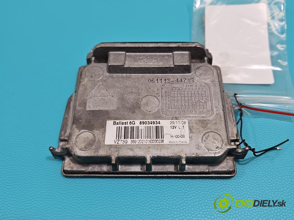 Renault Laguna II 2001-2007 2.0 dci 150 HP manual 110 kW 1995 cm3 5- střídač: xenon 89034934 (Riadiaca jednotka xenónu)