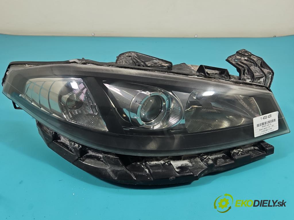 Renault Laguna II 2001-2007 2.0 dci 150 HP manual 110 kW 1995 cm3 5- Reflektor: pravý 8200555906 (Svetlo predné pravé)