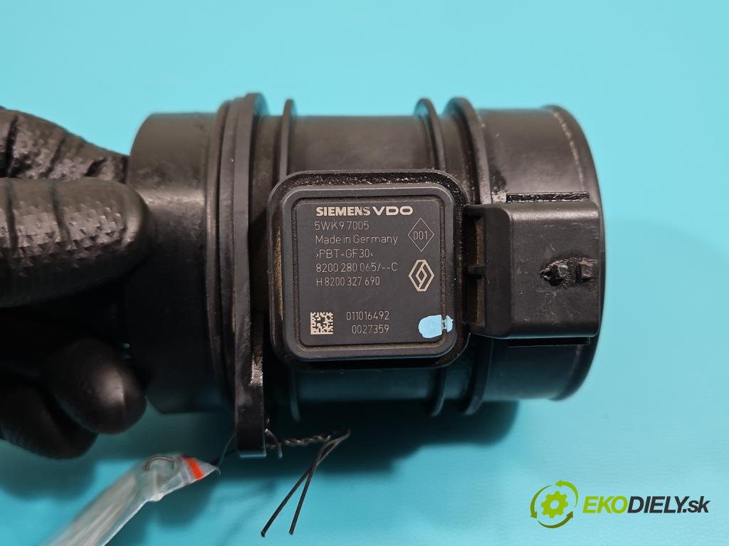 Renault Laguna II 2001-2007 2.0 dci 150 HP manual 110 kW 1995 cm3 5- průtokoměr: 5WK97005 (Váhy vzduchu)