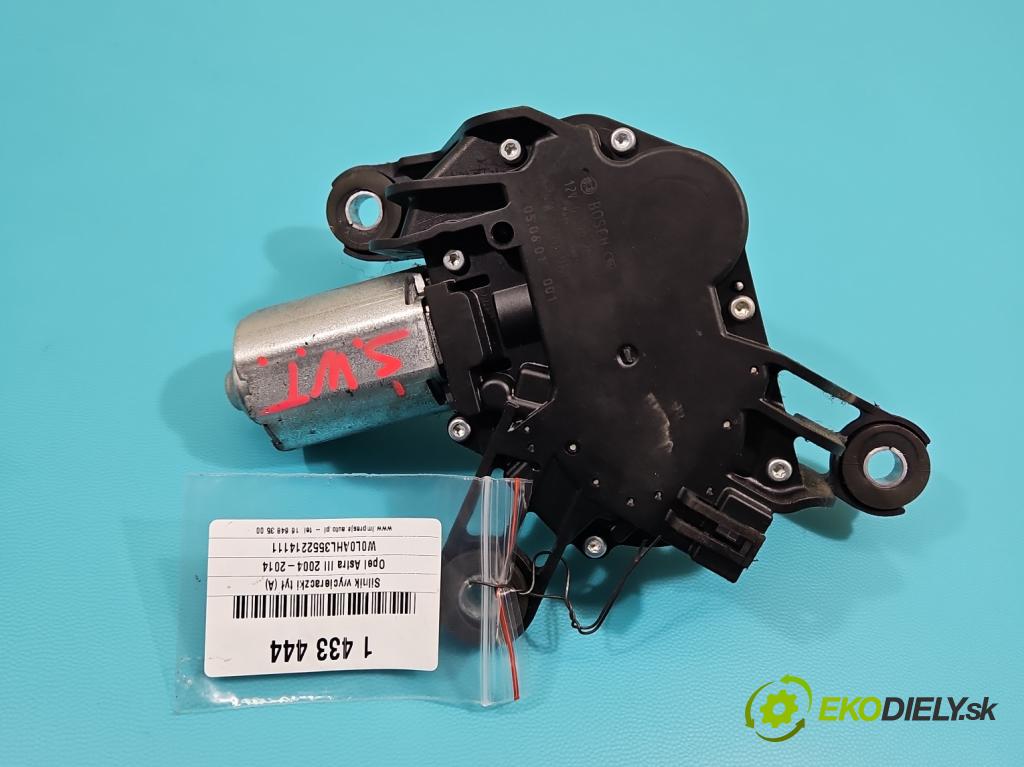 Opel Astra III 2004-2014 1.6 16V 105 hp manual 77 kW 1598 cm3 5- motor stěrače zadní 0390201591