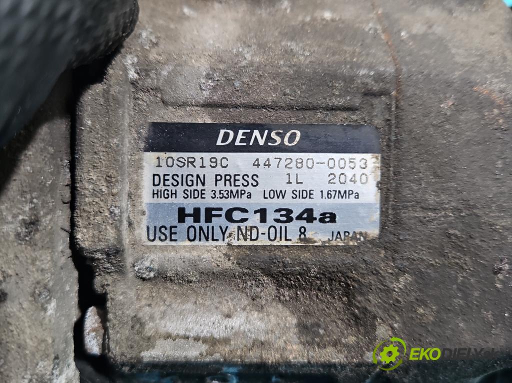 Toyota Land Cruiser J200 2007- 4.5 V8 D4D 286 HP automatic 210 kW 4461 cm3 5- Kompresor: klimatizácie 447280-0053 (Kompresor klimatizácie)