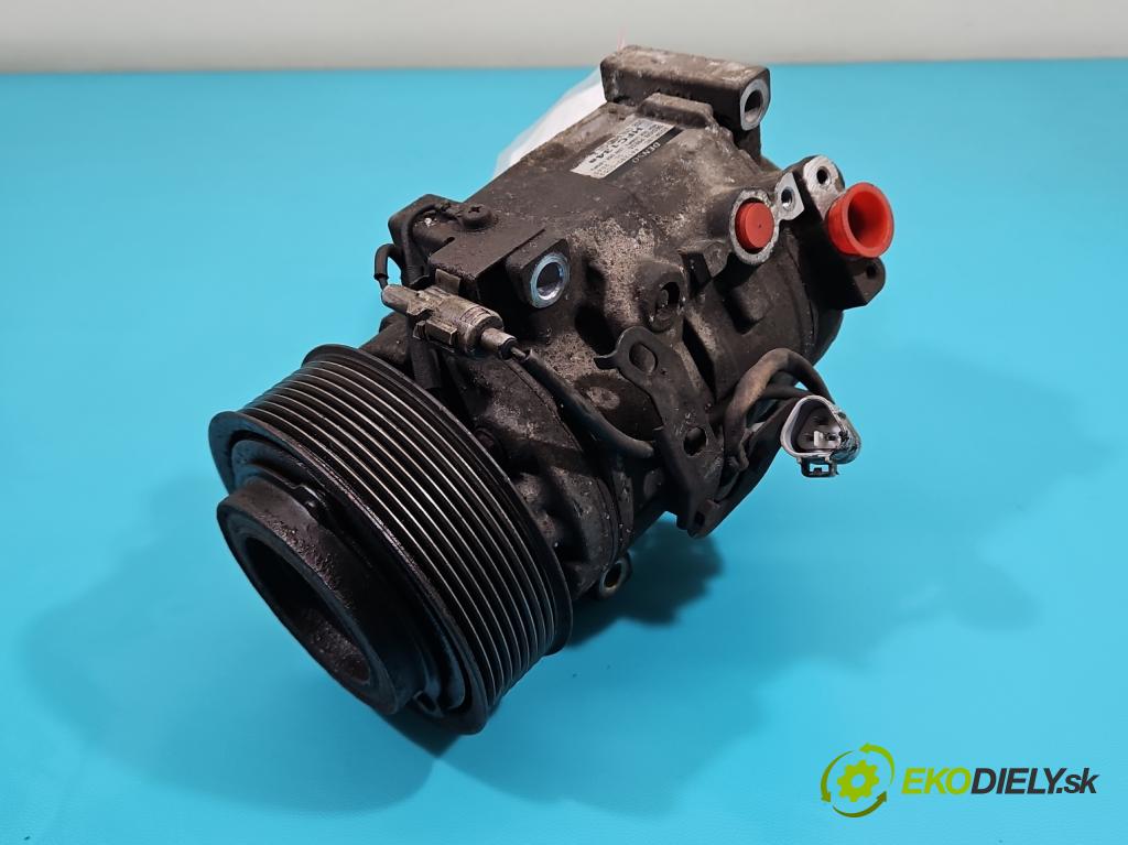 Toyota Land Cruiser J200 2007- 4.5 V8 D4D 286 HP automatic 210 kW 4461 cm3 5- Kompresor: klimatizácie 447280-0053 (Kompresor klimatizácie)