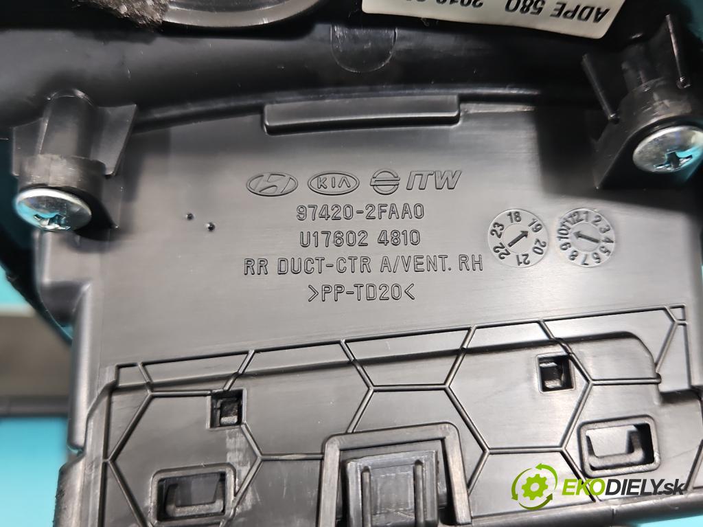 Hyundai Elantra VI 2015-2020 1.6 16V 128 hp manual 93,8 kW 1591 cm3 4- Mřížka: topení medián: 97420-2FAA0 (Mřížky topení)
