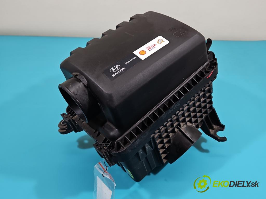 Hyundai Elantra VI 2015-2020 1.6 16V 128 hp manual 93,8 kW 1591 cm3 4- obal filtra vzduchu 28110-F2000 (Kryty filtrů)