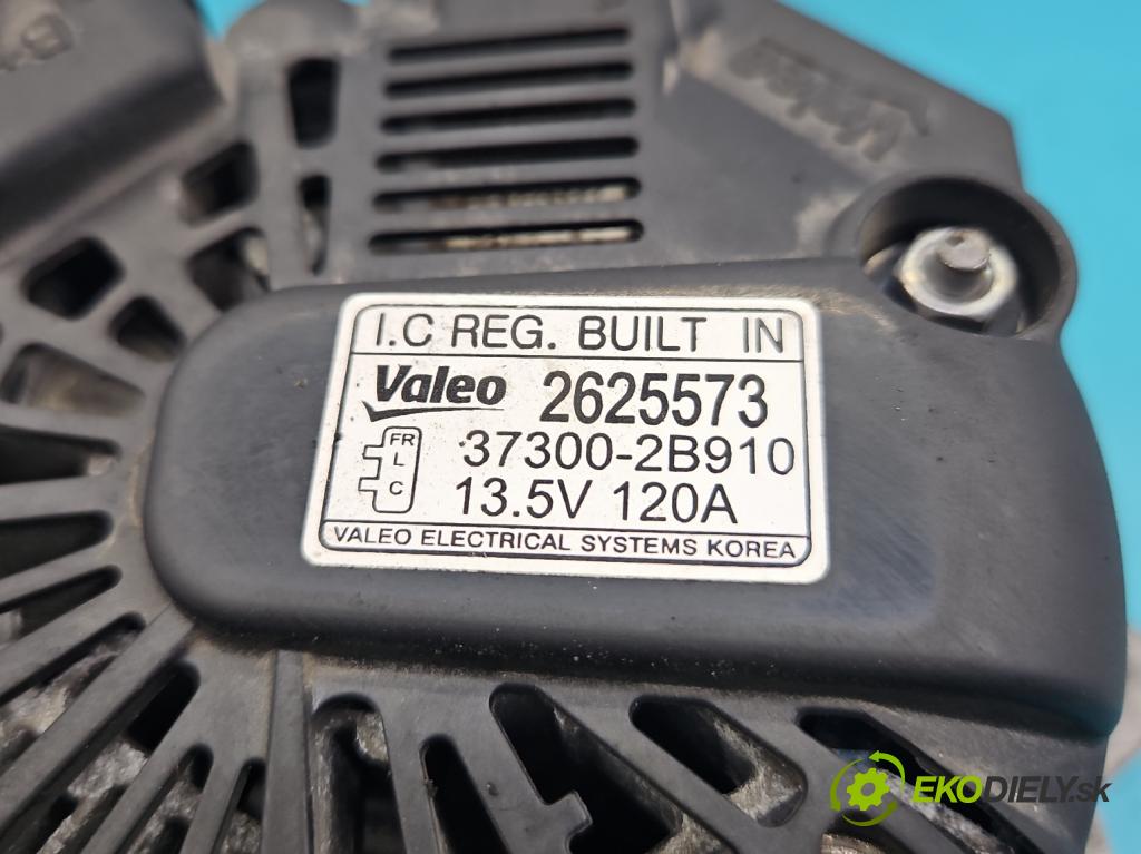 Hyundai Elantra VI 2015-2020 1.6 16V 128 HP manual 93,8 kW 1591 cm3 4- Alternator 37300-2B910 (Alternátor)