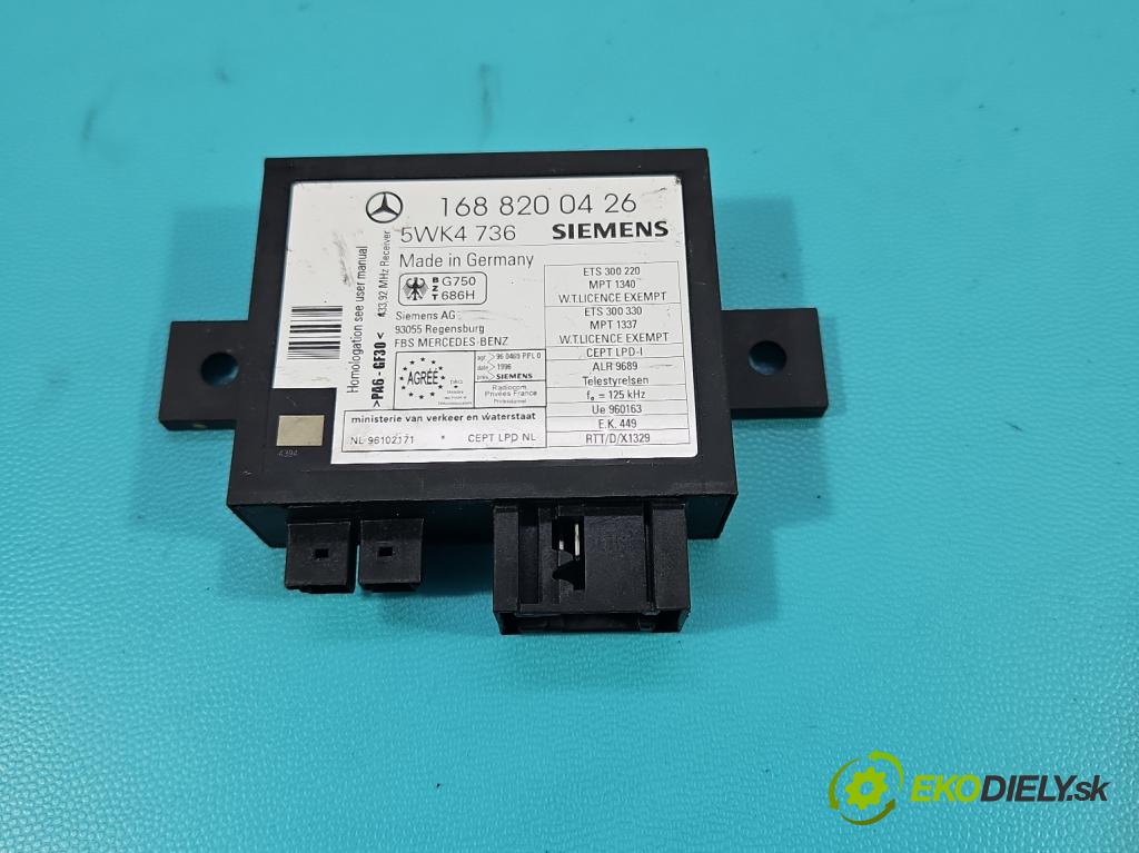 Mercedes A W168 1997-2004 1.9 125 HP manual 92 kW 1898 cm3 5- riadiaca jednotka motora A1661402900