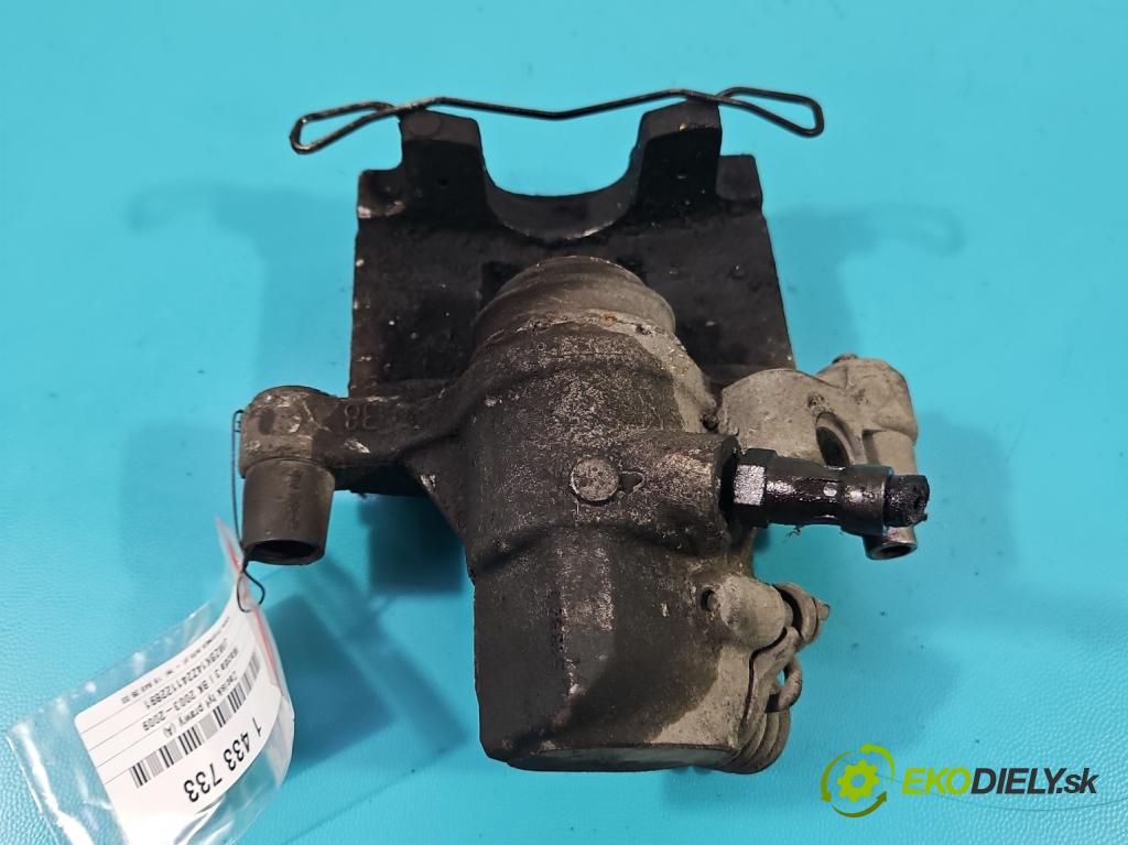 Mazda 3 I BK 2003-2009 1.6 16V 105 HP manual 77 kW 1598 cm3 5- brzdič zadné pravý (Ostatné)