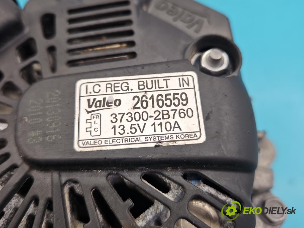 Kia Ceed II 2012-2018 1.6 GDI 135 HP automatic 99 kW 1591 cm3 5- Alternator 37300-2B760 (Alternátor)