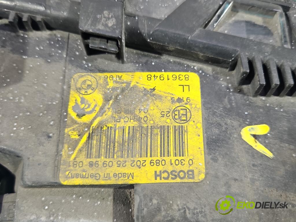 Bmw 3 E46 1998-2007 2.0d (M47): 136 HP manual 100 kW 1951 cm3 4- Reflektor: pravý 8361948 (Svetlo predné pravé)