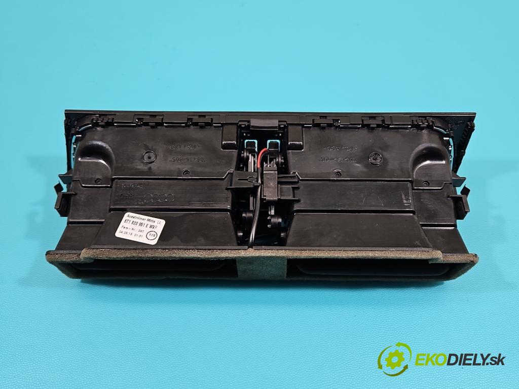 Audi A4 B8 2007-2015 2.0 TFSI 211KM automatic 155 kW 1984 cm3 5- Mřížka: topení medián: 06485-005 (Mřížky topení)