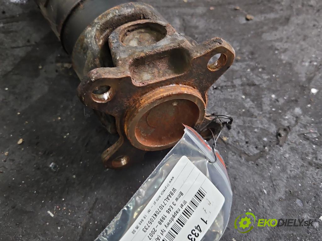 Bmw 3 E46 1998-2007 2.0d (M47): 136 HP manual 100 kW 1951 cm3 4- Hřídel: zadné 1229569 (Kardaňový hriadeľ)