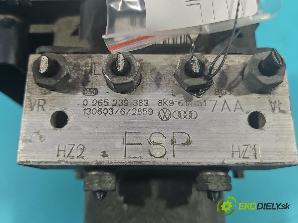 Audi A4 B8 2007-2015 2.0 TFSI 211KM automatic 155 kW 1984 cm3 5- čerpadlo abs 0265952080 (Pumpa ABS)