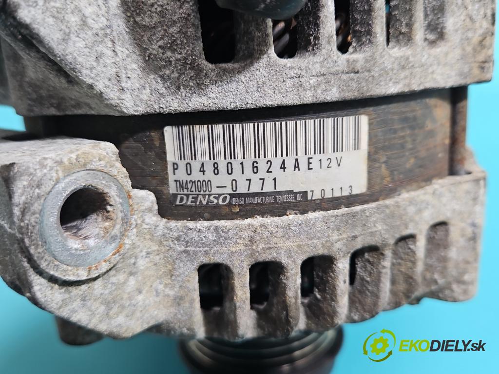 Dodge Caravan V 2007-2020 3.6 V6 automatic 211 kW 3605 cm3 5- Alternator P04801624AE (Alternátor)