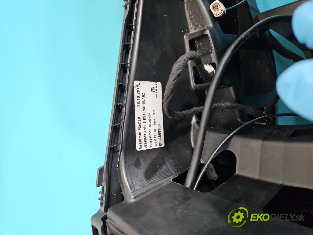 Mercedes B W246  2011-2018 1.8 CDI 109 HP automatic 80 kW 1796 cm3 5- operadlo A2465402706 (Lakťové opierky)