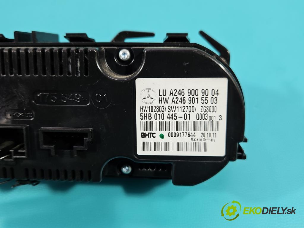 Mercedes B W246 2011-2018 1.8 CDI 109 HP automatic 80 kW 1796 cm3 5- panel kúrenia A2469009004