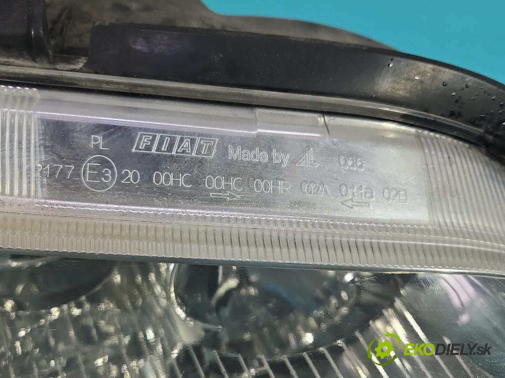 Fiat Idea 1.4 16V (843A1000) 95 HP manual 70 kW 1368 cm3 5- Reflektor: pravý 51747606 (Pravé)