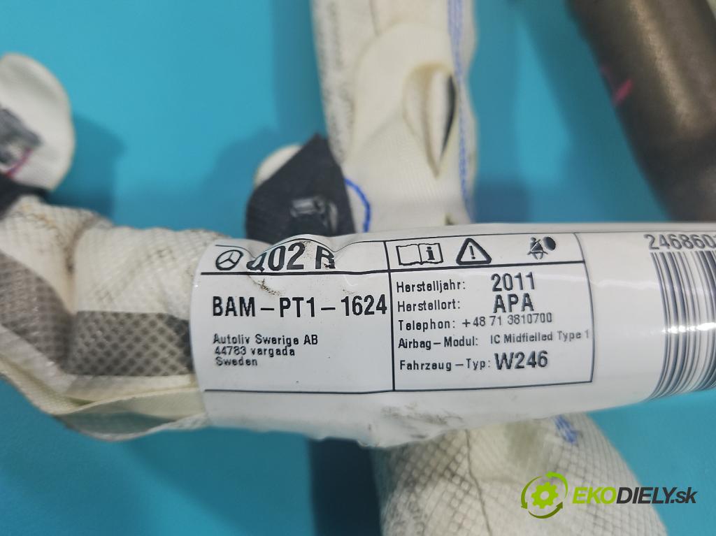 Mercedes B W246  2011-2018 1.8 CDI 109 HP automatic 80 kW 1796 cm3 5- clona pravé BAM-PT1-1624