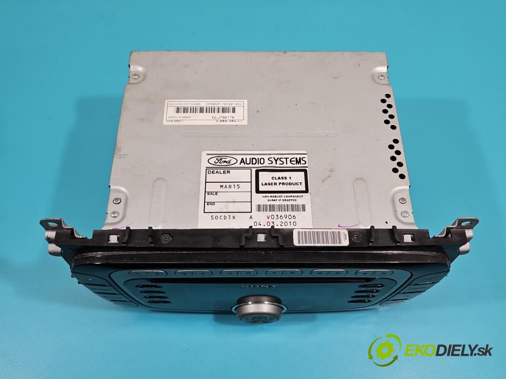 Ford Focus Mk2 2004-2011 1.6 tdci 109 HP manual 80 kW 1560 cm3 5- Radio originál 7M5T-18C939-EF